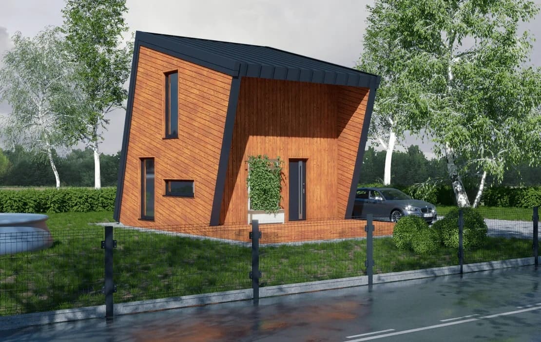 The Diamond Barn 35m2 – dom modułowy bez pozwolenia – wgpartners.pl